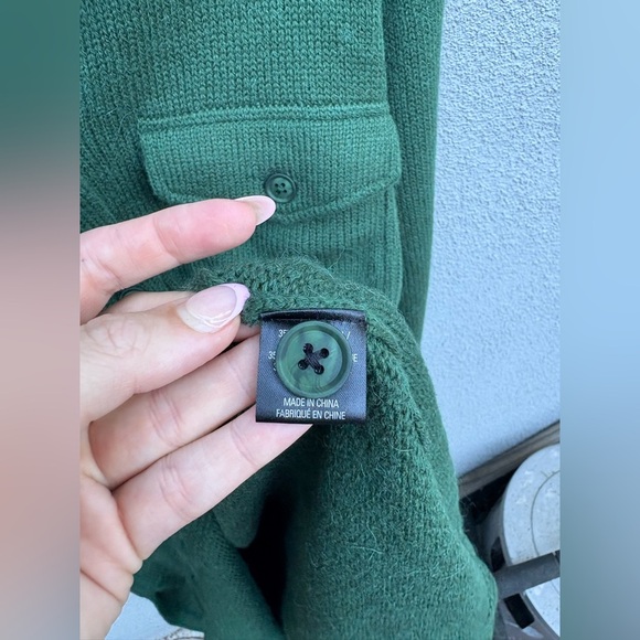 360 Cashmere Kali Alpaca Blend Shacket Hunter New with Tags! - Picture 6 of 7